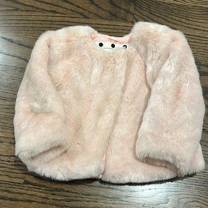 Pink Fur Toddler Jacket